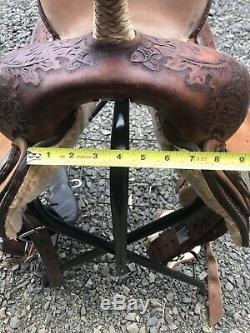15 Big Horn Western barrel saddle