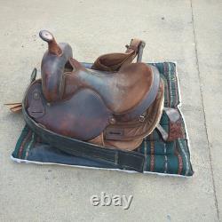 15 Bighorn Big Horn Synthetic Cordura and Leather Western Round Saddle #102