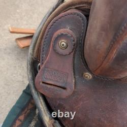 15 Bighorn Big Horn Synthetic Cordura and Leather Western Round Saddle #102