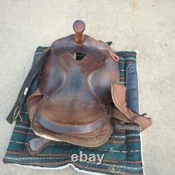 15 Bighorn Big Horn Synthetic Cordura and Leather Western Round Saddle #102