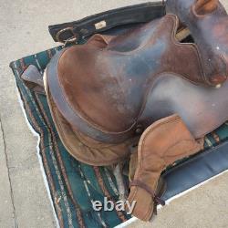 15 Bighorn Big Horn Synthetic Cordura and Leather Western Round Saddle #102