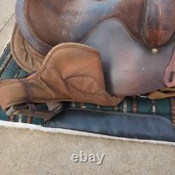 15 Bighorn Big Horn Synthetic Cordura and Leather Western Round Saddle #102