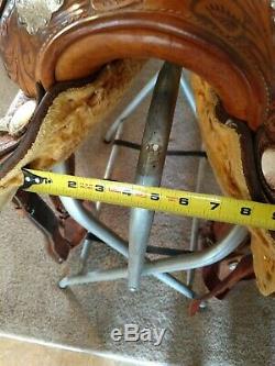 15 Billy Cook Western Show Saddle, Includes saddle case