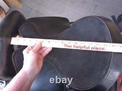 15'' Black Big Horn # 270 Western Barrel Trail saddle QH BAR LEATHER/CORDURA 15'' Black Big Horn # 270 Western Barrel Trail saddle QH BAR LEATHER/CORDURA