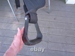 15'' Black Big Horn # 270 Western Barrel Trail saddle QH BAR LEATHER/CORDURA 15'' Black Big Horn # 270 Western Barrel Trail saddle QH BAR LEATHER/CORDURA