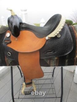 15'' # Blue Ridge #9551 Full Qh Bars Western Barrel Saddle USA