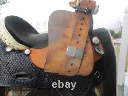 15'' # Blue Ridge #9551 Full Qh Bars Western Barrel Saddle USA