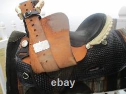 15'' # Blue Ridge #9551 Full Qh Bars Western Barrel Saddle USA
