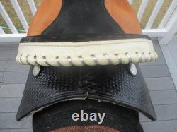 15'' # Blue Ridge #9551 Full Qh Bars Western Barrel Saddle USA