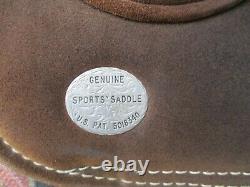 15'' Bob Marshall Endurace Sports Leather & cordura western trail saddle