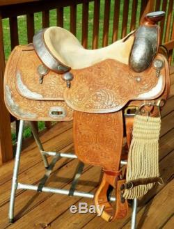 15 Broken Horn Western Pleasure Silver Equitation Show Saddle