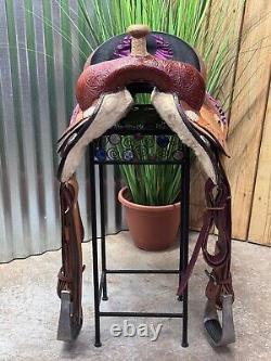 15 CIRCLE Y The Proven Western Barrel Racing Saddle Lightly Used