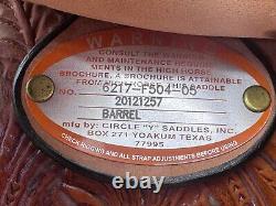 15 CIRCLE Y The Proven Western Barrel Racing Saddle Lightly Used