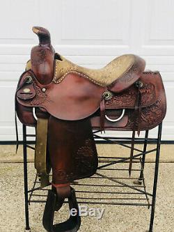 15 CIRCLE Y Western Horse ROPING Saddle