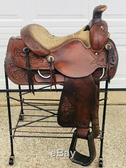 15 CIRCLE Y Western Horse ROPING Saddle