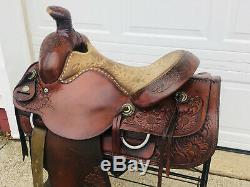 15 CIRCLE Y Western Horse ROPING Saddle