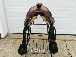 15 CIRCLE Y Western Horse ROPING Saddle