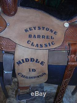 15 Corriente Saddle Company Western Barrel Racing Saddle