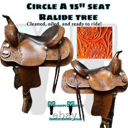 15 Circle A American Saddlery Western trail all around Saddle