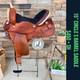 15 Circle G Barrel Saddle- Deep Seat, Western, Semi-qh Bars