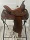 15 Circle Y Barrel Racing Western Saddle, Brown Leather, Traditional