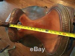 15 Circle Y Barrel Saddle