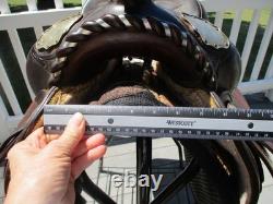 15'' Circle Y Equitation Western Show Saddle Fqh Bars