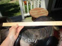 15'' Circle Y Equitation Western Show Saddle Fqh Bars