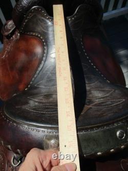 15'' Circle Y Equitation Western Show Saddle Fqh Bars