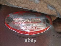 15'' Circle Y Equitation Western Show Saddle Fqh Bars