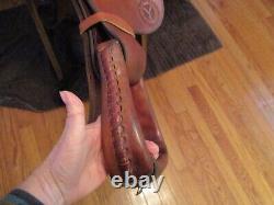 15'' Circle Y Equitation Western Show Saddle Fqh Bars