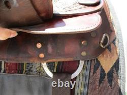 15'' Circle Y Equitation Western Show Saddle Fqh Bars