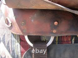 15'' Circle Y Equitation Western Show Saddle Fqh Bars