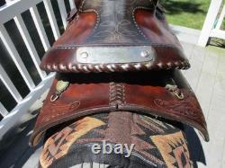 15'' Circle Y Equitation Western Show Saddle Fqh Bars