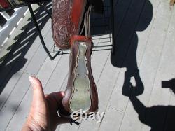 15'' Circle Y Equitation Western Show Saddle Fqh Bars