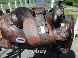 15'' Circle Y Equitation Western Show Saddle Fqh Bars