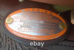 15 Circle Y High Horse Lightly Used RunAway Barrel SaddleFaux Gator SeatCLEAN