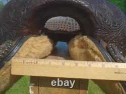 15 Circle Y High Horse Lightly Used RunAway Barrel SaddleFaux Gator SeatCLEAN