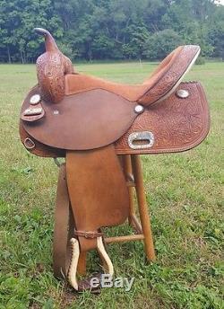 15 Circle Y NBHA barrel saddle