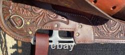 15 Circle Y Saddle Show Pleasure Original Timeless Design Sterling Conchos WOW