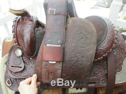 15'' Circle Y Silver Equitation Western Show Saddle Sqh Bars