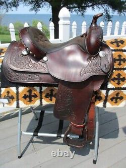 15'' Circle Y Sweet Home Texas Equitation Western Trail Saddle Sqh Bars