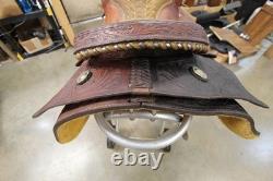 15 Corriente Roping Saddle Brown Leather Lined, Western Tack (6RAL26EB)