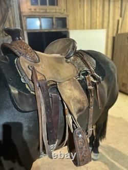 15 Corriente Single Skirt Wade Western Saddle