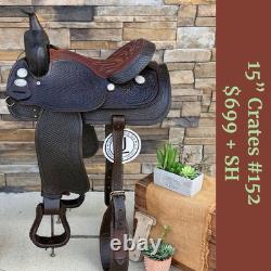 15 Crates Saddle- #152, Ranch, All-Around, Trail- Quality Made, Clean