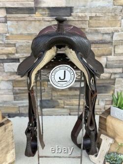 15 Crates Saddle- #152, Ranch, All-Around, Trail- Quality Made, Clean