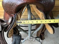 15 Crates Western Pleasure Show Horse Saddle FQHB Made in USA