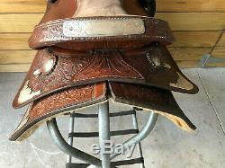 15 Crates Western Pleasure Show Horse Saddle FQHB Made in USA