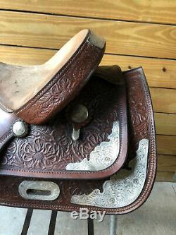 15 Crates Western Pleasure Show Horse Saddle FQHB Made in USA