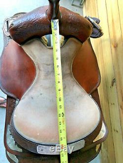 15 Crates Western Pleasure Show Horse Saddle FQHB Made in USA